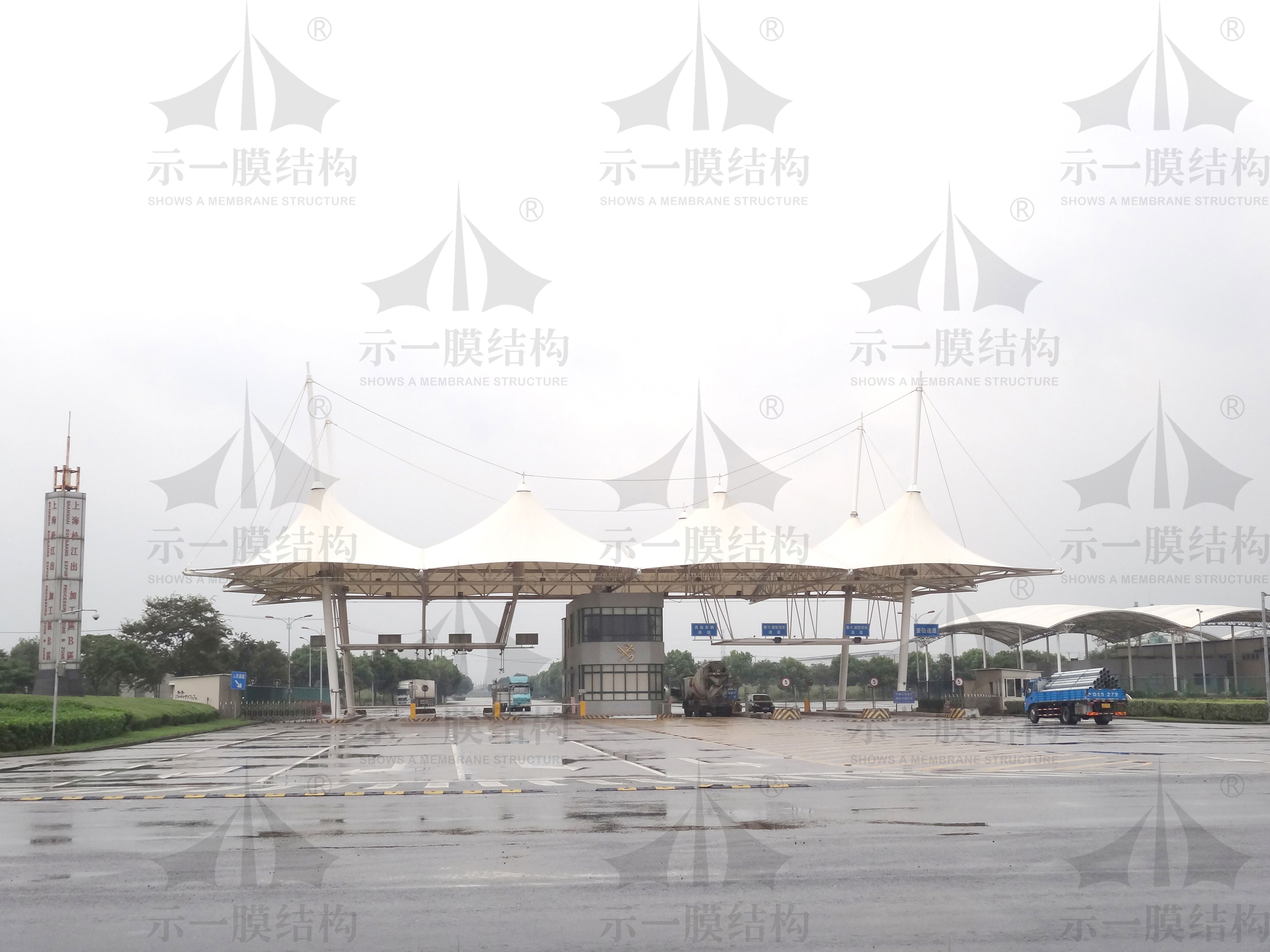 松江出口加工區(qū)膜結(jié)構(gòu)遮陽(yáng)-(4)