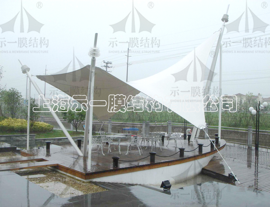 膜結構遮陽雨棚