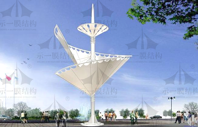 廣場膜結(jié)構(gòu)景觀小品