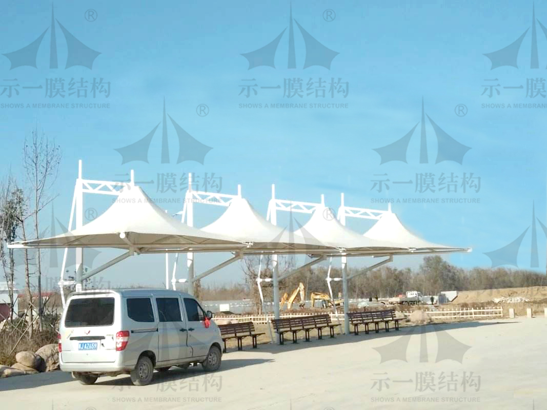 膜結(jié)構(gòu)停車棚-帽頂-02