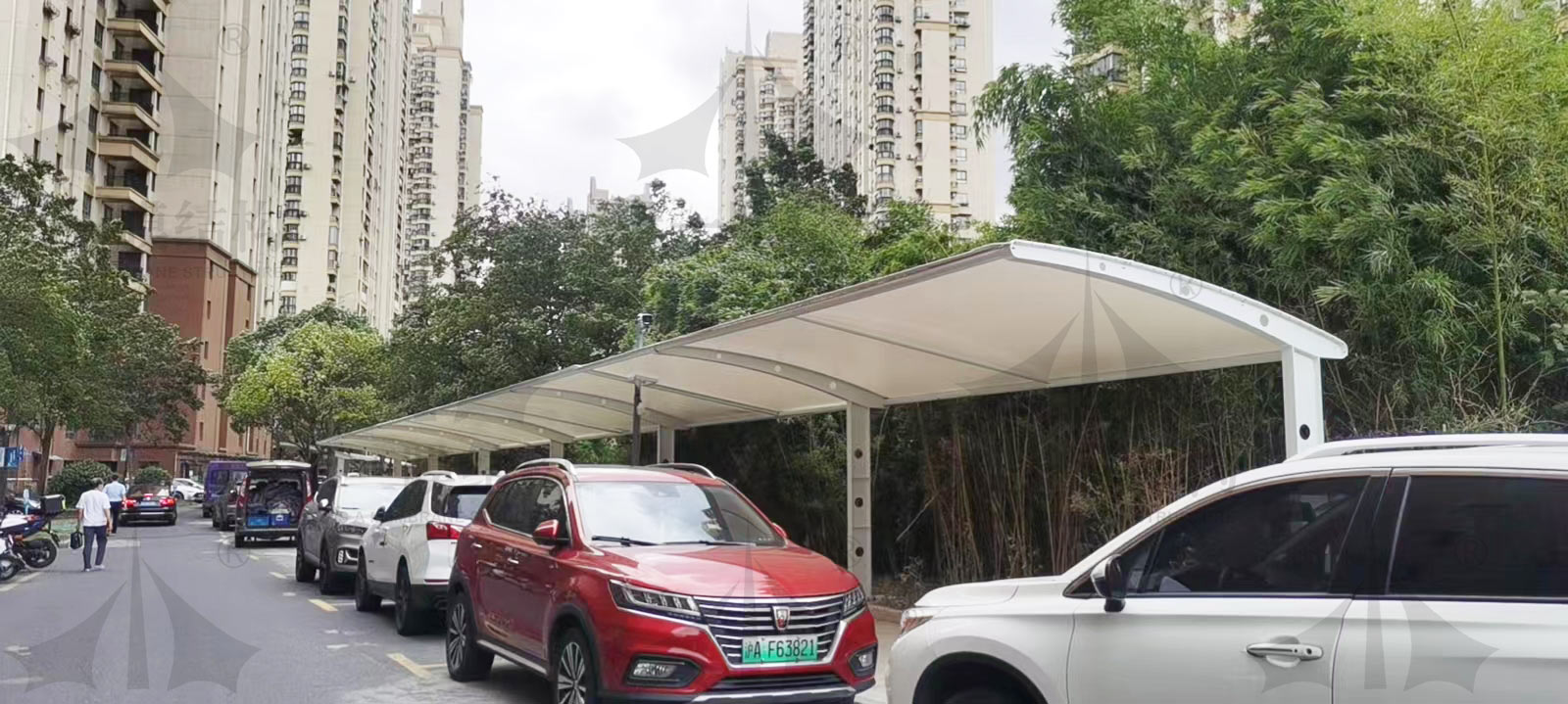 寶山膜結構車棚 (3)